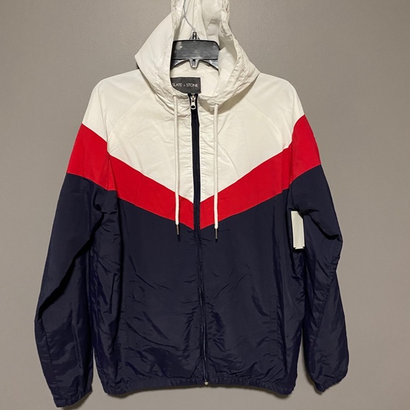 Slate & Stone Colorblock Track Jacket - Picture 2 of 7